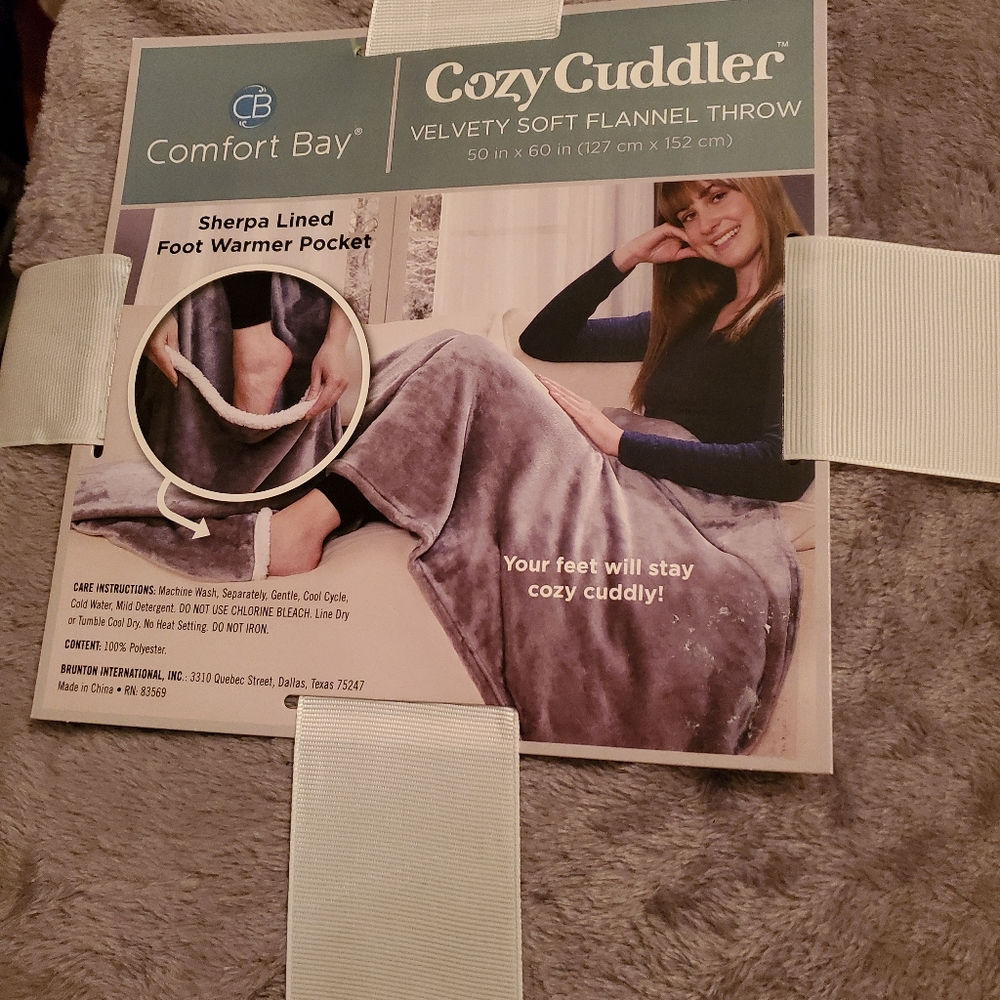 New Gray Cozy Cuddler